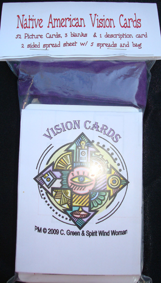 Native American Vision Cards